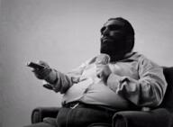 ai_generated animated aritical_intellegence bug couch fat fly flying greyscale hamburger nas:gigachad obese remote subnas:gigafly // 600x441 // 8.0MB