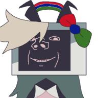 Ruby_FPE aryan blond bow flag flag:gambia fundamental_paper_education gambia robot subvariant:wholesome_soyjak variant:gapejak // 800x800 // 12.5KB