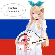 anime anime_female chud churka closed_mouth clothes distorted dress flower full_body georgia glasses hair islam nijisanji plant pomu_rainpuff pregnant russia slut soyjak tattoo variant:chudjak // 500x500 // 47.8KB