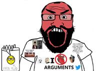 2soyjaks angry argument beard blond coaxed_into_a_snafu crying gigachad gun i_hate nerd nordic_chad ratio slopjak soyjak speech_bubble speech_bubble_empty strawman_argument stubble subvariant:science_lover twitter variant:markiplier_soyjak variant:soyak yuo // 1080x792 // 169.3KB