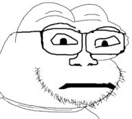 animal closed_mouth frog glasses merge neutral pepe soyjak stubble subvariant:neutralplier variant:markiplier_soyjak // 744x675 // 74.5KB