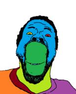beard closed_mouth clothes colorful hair smile variant:nigjak // 351x434 // 8.7KB