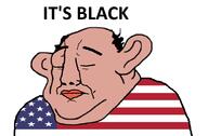 amerimutt balding brown_skin closed_eyes closed_mouth country ear fat flag its_over nas:amerimutt sad soyjak subvariant:chudjak_amerimutt text united_states variant:chudjak // 1127x741 // 56.7KB