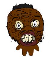 angry black_skin full_body hair merge meta:low_resolution nigger seething stubble subvariant:feralnigger subvariant:fun_sized_feraljak teeth variant:feraljak wrinkles yellow_sclera // 166x177 // 21.6KB