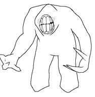 fps monster no_eyes quake rage shambler subvariant:feralrage subvariant:shambler teeth variant:feraljak // 518x529 // 19.3KB