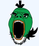 angry_birds glasses open_mouth soyjak stubble variant:isaac video_game // 533x630 // 13.4KB