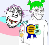 4chan anime award hair janny ominous smug soyjak subvariant:wholesome_soyjak tranny variant:bernd variant:gapejak yotsoyba // 745x679 // 84.5KB