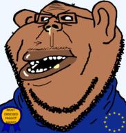 angry artist:sabiopajin award balding booger brown_skin drool ear euromutt european_union flag:european_union glasses merge most_obsessed_faggot_award subvariant:euromutt subvariant:impish_amerimutt swapped user=sabiopajin variant:impish_soyak_ears variant:markiplier_soyjak // 598x628 // 82.3KB