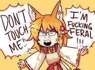 angry anime coomer_artstyle flower fox furfag furry glasses meta:tagme neko plant stubble teeth tranime_girl variant:feraljak // 544x402 // 320.8KB