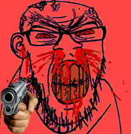 angry gun red_background red_eyes red_skin subvariant:feralrage variant:feraljak // 894x919 // 126.1KB