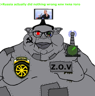 antenna bot churkich closed_mouth communism ear greentext hair hammer_and_sickle kolovrat metal radar red_eye robot rusich solovyov subvariant:branigger television variant:brandon wires zov zovbot // 1674x1682 // 209.0KB
