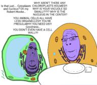 2soyjaks cell english_text fart fat glasses plate purple_eyes science stinky stubble subvariant:hornyson subvariant:nucob text variant:cobson // 1278x1112 // 206.3KB