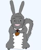 acorn animal closed_mouth ear hand holding_object nut soyjak tail trend:squirreljakking variant:unknown // 827x1000 // 124.1KB