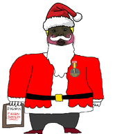award badge blush brown_skin clipboard closed_mouth clothes doctor dr_soyberg grey_pants hat jolly nusoicaca red_shoes santa santa_claus santa_hat shitskin soyjak_party subvariant:hunky_twink_sex_machine text trend:slopjak variant:alicia // 1454x1651 // 153.7KB