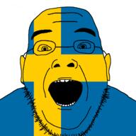 doctor_who flag:sweden glasses mouth_open open_mouth sarah_jane_adventures slitheen stubble swede sweden swedish_flag variant:slitheenjak wrinkles // 721x720 // 17.3KB