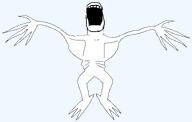 aliased arm creature full_body hand leg no_eyes no_nose open_mouth remastered soyjak subvariant:fingerboy template transparent_background variant:a24_slowburn_soyjak // 1487x943 // 30.0KB
