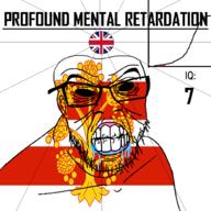 angry bald bell_curve black_eyes black_hole black_sclera british clenched_teeth closed_mouth country cracked_teeth drool ear england flag flag:united_kingdom flag:westmorland glasses hair iq iq_bell_curve mustache nightmare_fuel no_pupils profound_mental_retardation retard soyjak stubble text united_kingdom variant:feraljak westmorland wrinkles // 1024x1024 // 198.0KB