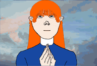 blue_eyes clapping ear ext=gif female freckles ginger meta:not_oc redhead subvariant:vlodette variant:vlodson white_skin // 704x480 // 109.6KB