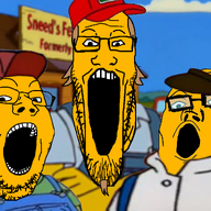 3soyjaks black_cap cap cartoon clothes glasses hair hat open_mouth red_cap shop sneed soyjak stretched_mouth stubble the_simpsons trend:soyjak_trio variant:gapejak variant:markiplier_soyjak variant:tony_soprano_soyjak white_hair yellow yellow_hair // 1596x1128 // 946.9KB