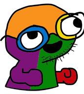 arm colorful excited glasses hand open_mouth soyjak stubble variant:fsjaljak // 750x838 // 179.1KB