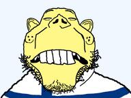 cheeks ear eyebrows finland flag flag:finland gook mouth nose teeth variant:scoutrooster // 943x708 // 21.0KB