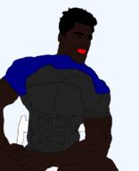 black_eyes black_skin gigachad hair jartyBVLL meta:template nigger sit sitting variant:giga // 1080x1331 // 24.0KB