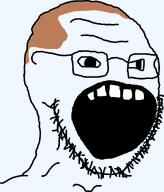 brown_hair ext=png glasses mouth_open stubble subvariant:epic_soy_lord_(Cuck_Master) transparent_background variant:soyak // 923x1080 // 102.9KB