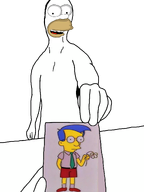 0soyjaks hand homer_simpson millhouse smile transparent_background variant:bartender you_got_the_dud // 1536x2048 // 594.2KB
