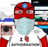 angry arm beard clothes fume glasses google i_love mask open_mouth red science soyjak subvariant:science_lover t50_eyes tshirt twitter variant:markiplier_soyjak world_economic_forum // 800x789 // 279.9KB