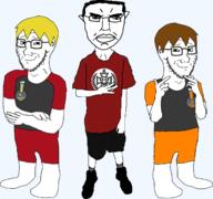 pol_(soyjak.party) dan full_body gang_signs nate pol_(soyjak_party) subvariant:chudjak_front subvariant:unbotheredchud that_one_fucking_picture_of_nate_being_a_smug_little_bastard variant:chudjak variant:soyak // 1268x1187 // 238.2KB