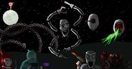 background eyes fire gun knife laser moon open_mouth star subvariant:soyak_(smug) terraria variant:a24_slowburn_soyjak variant:bernd variant:cobson variant:feraljak variant:impish_soyak_ears variant:markiplier_soyjak variant:soyak worm // 12764x6732 // 6.9MB
