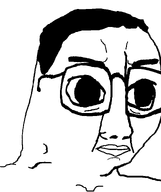 chud closed_mouth distorted glasses hair meta:this_doesnt_have_a_name_yet subvariant:bug_eyed_chudjak template transparent_background variant:chudjak white_skin // 645x770 // 11.1KB