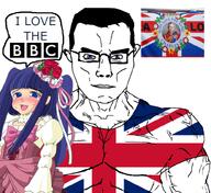 anime british british_broadcasting_corporation erika_furudo flag:united_kingdom king_charles subvariant:muscular_chud variant:chudjak // 807x740 // 455.8KB
