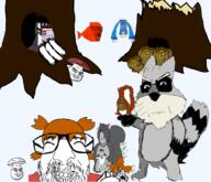alternate drawn_background forest multiple_soyjaks subvariant:feralsquirrel subvariant:soyak_(concerned) subvariant:wholesome_soyjak tree trend:squirreljakking variant:bernd variant:chudjak variant:cobson variant:feraljak variant:gapejak variant:israeli_soyjak variant:markiplier_soyjak // 1124x968 // 518.7KB