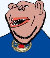 animal brown_skin clothes county ear flag flag:oslo hair holding_object lion lips mutt norway norwegian_text open_mouth oslo soyjak star stubble subvariant:impish_amerimutt teeth text transparent_background variant:impish_soyak_ears // 685x800 // 86.4KB