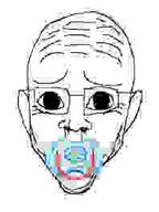 baby big_eyes big_forehead binky distorted ear forehead_lines frown glasses stubble variant:unknown // 198x264 // 30.0KB