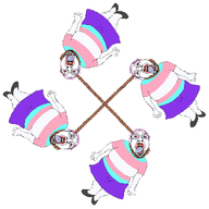 4soyjaks animated arm balding bloodshot_eyes clothes crying dead dress flag full_body glasses hair hanging leg lipstick loop makeup nazism noose open_mouth purple_hair rope shoe skirt soyjak strobe stubble suicide swastika tongue tranny variant:bernd yellow_teeth // 1200x1200 // 230.3KB