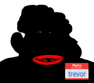 afro big_lips black_skin nigger red_lips rotting_teeth subvariant:arkansasjak trevor(user) vantablack variant:impish_soyak_ears yellow_sclera // 868x764 // 14.4KB