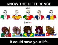 anime arch_linux argentina blue_eyes brazil brown_eyes brown_hair brown_skin cuba flag:argentina flag:brazil flag:cuba flag:france flag:italy flag:mexico flag:portugal flag:romania flag:spain flag:venezuela france glasses green_eyes hair italy know_the_difference latin latino latinx mexico multiple_soyjaks open_mouth portugal propeller_hat queen_of_hearts romania spain stubble subvariant:muscular_chud subvariant:scholar text touhou tranny variant:bernd variant:chudjak variant:gapejak variant:impish_soyak_ears venezuela video_game white_skin yellow_hair // 1503x1177 // 584.9KB