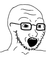 glasses medibang meta:high_resolution open_mouth raised_eyebrows remastered stubble variant:soyak // 1288x1600 // 34.1KB