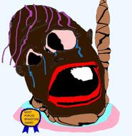 award black_skin brimstone crying distorted ear forced_meme hanging meta:vlodson_is_'p meta:vlodson_will_never_be_a_gem nuvariant trend:jartycuck troon variant:vlodson // 1190x1228 // 1.3MB