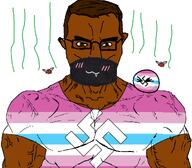 brown_skin femboy muscles nazism stinky subvariant:muscular_chud swastika variant:chudjak // 1059x929 // 144.6KB