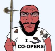 arm balding beard closed_mouth clothes elden_ring fist glasses hair hand holding_object i_hate punisher_face red_skin soyjak subvariant:science_lover text tshirt variant:markiplier_soyjak video_game // 1017x935 // 579.9KB