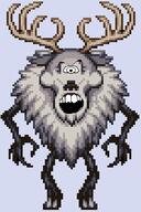 angry cyclops deerclops open_mouth pixel_art soyjak terraria variant:feraljak video_game // 872x1304 // 16.6KB