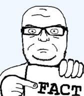 closed_mouth fact glasses hand holding_object pointing serious soyjak stubble template variant:seriousjak // 454x520 // 8.8KB