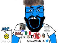 2soyjaks ad_hominem animal antimatter beard bird blackpill blue_skin cactus caption chad coal coaxed_into_a_snafu discord eagle flag:mexico i_hate irl_background mexico nerd normgroid open_mouth plant safe_edgy snake soyjak speech_bubble strawman_argument stubble subvariant:science_lover teeth twigger twitter unfunny variant:markiplier_soyjak variant:soyak woahjack yellow_hair zoomer zoomercuck // 1080x792 // 411.1KB