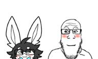 aryan aryan_love aryan_sex aryan_sex_with_bunny(female) subvariant:neutralplier variant:markiplier_soyjak // 1009x604 // 89.4KB