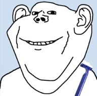 gilette imp looking_at_you razor shaving shaving_cream variant:impish_soyak_ears // 1023x1011 // 182.2KB