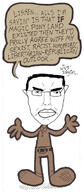 arm closed_mouth clothes drawing hand leg pony racism shmorky soyjak subvariant:chudjak_front text variant:chudjak // 327x750 // 185.7KB