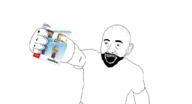 amiibo arm beard clothes ear hand happy holding_object open_mouth variant:unknown // 1080x583 // 117.2KB